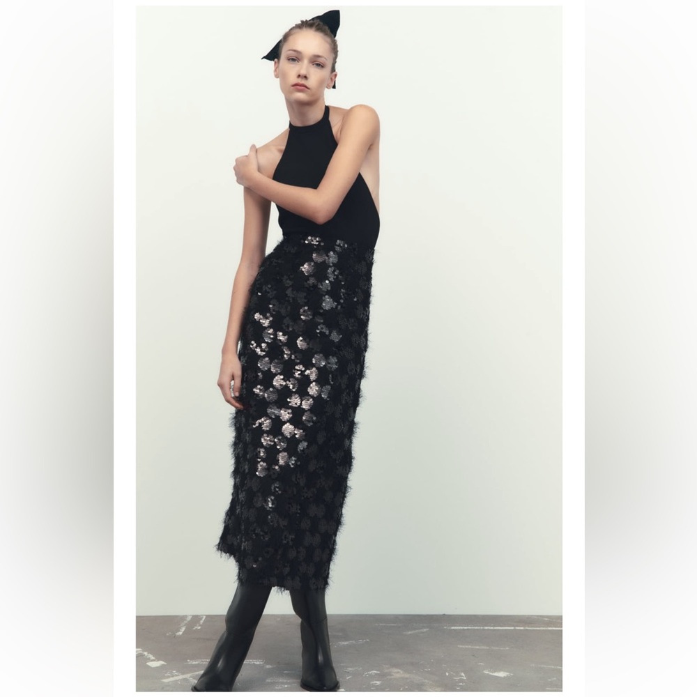 ZARA Sequin Dress Holiday Collection